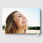 Elegante Foto Graduation Party Gästebuch (Rückseite)