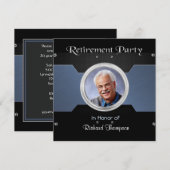 Elegante Foto-Renting-Party Einladungen (Vorne/Hinten)