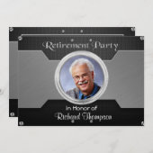 Elegante Foto-Renting-Party Einladungen (Vorne/Hinten)