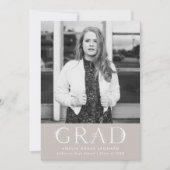 Elegante Foto Stipendiatentruppe Einladung (Vorderseite)