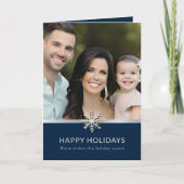 Elegante Foto-Urlaubskarte Karte (Vorderseite)