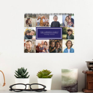 ELEGANTE FOTOCOLLAGE-FAMILIENFOTO MARINE 2027 KALENDER