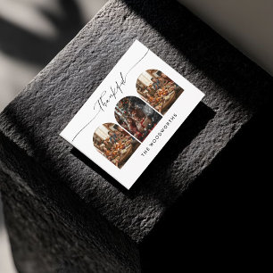 Elegante Fotocollage mit Schriftzug zum Erntedankf Postkarte