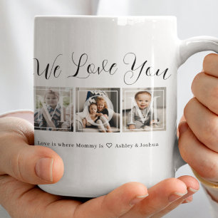 Elegante FotoCollage Zweifarbige Tasse