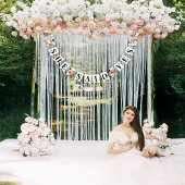 Elegante Fotos sagte sie Yes Brautparty Wimpelkette