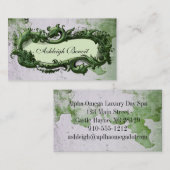Elegante Frame Business Card Visitenkarte (Vorne/Hinten)
