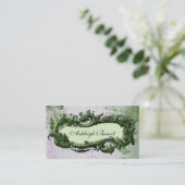 Elegante Frame Business Card Visitenkarte (Stehend Vorderseite)