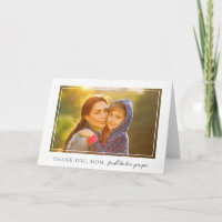 Elegante Frame Foto Muttertagskarte