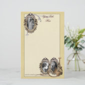 Elegante Frame Stationery Briefpapier (Stehend Vorderseite)