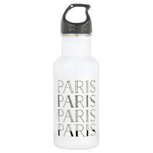 Elegante Franzosen Paris Paris Paris   inspiriert Edelstahlflasche