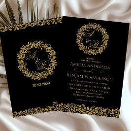 Elegante französische Hochzeit im Vintage-Stil mit Einladung