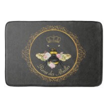Elegante französische Queen Bee rosa Rosen grau Go