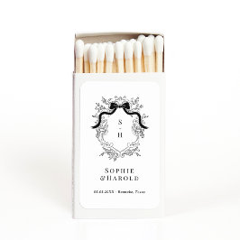 Elegante französische Viktorianische Monogram-Gast