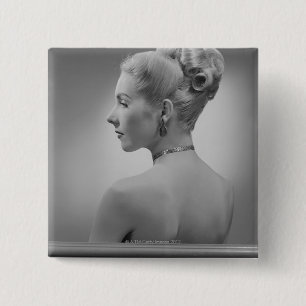 Elegante Frau Button