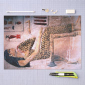 ELEGANTE FRAU, FASHION UND SCHÖNHEIT DES ANTIKEN Ä SEIDENPAPIER (Handwerk)