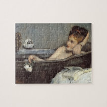 Elegante Frau im Bad (von Alfred Stevens)