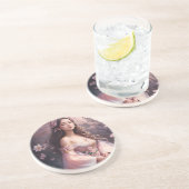 Elegante Frau im Foto Erweiterung Getränkeuntersetzer (Seite)