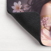 Elegante Frau im Foto Erweiterung Mousepad (Ecke)