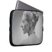 Elegante Frau Laptopschutzhülle (Vorne Rechts)