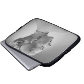 Elegante Frau Laptopschutzhülle (Vorne Knopf)