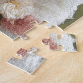 Elegante Frau mit Blume Puzzle (Seite)