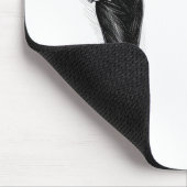 Elegante Frau mit Martini Mousepad (Ecke)