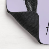 Elegante Frau mit Martini Mousepad (Ecke)