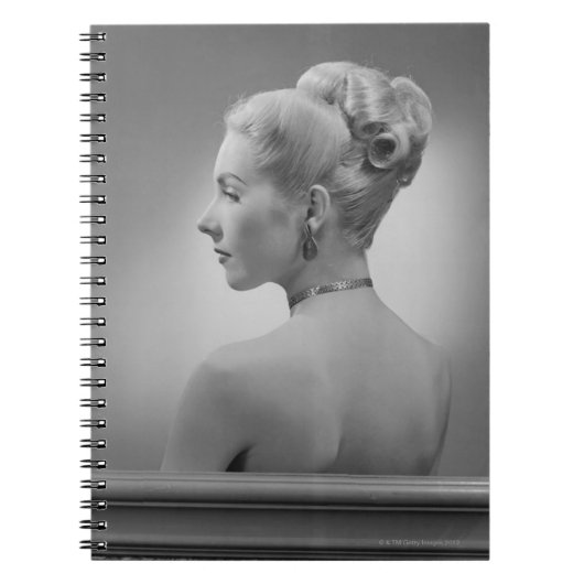 Elegante Frau Notizblock (Vorderseite)