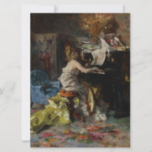 Elegante Frau Pianistin (Giovanni Boldini)