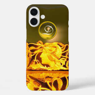 ELEGANTE FRAU SCHÖNHEIT SCHMUCK /DAME,BLAUE SCHLEI iPhone 16 PLUS HÜLLE