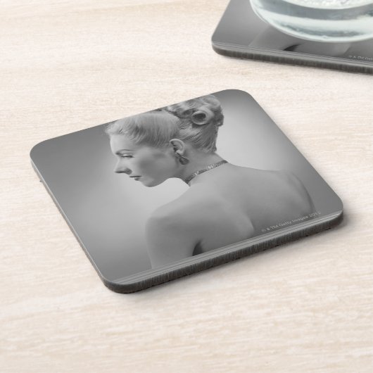 Elegante Frau Untersetzer (Linke Seite)