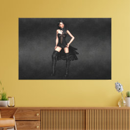 Elegante Frauen 1 Version 1 Canvas Print Picture Leinwanddruck