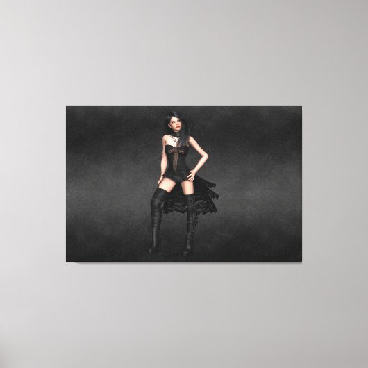 Elegante Frauen 1 Version 1 Canvas Print Picture Leinwanddruck (Vorderseite)