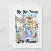 Elegante Frauen aufgrund der Spannungen Einladung (Vorderseite)