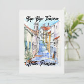 Elegante Frauen aufgrund der Spannungen Einladung (Stehend Vorderseite)