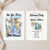 Elegante Frauen aufgrund der Spannungen Einladung