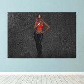 Elegante Frauen Canvas Print Picture 12 Leinwanddruck (Insitu (Holzboden))