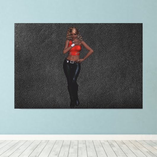 Elegante Frauen Canvas Print Picture 12 Leinwanddruck (Insitu (Holzboden))