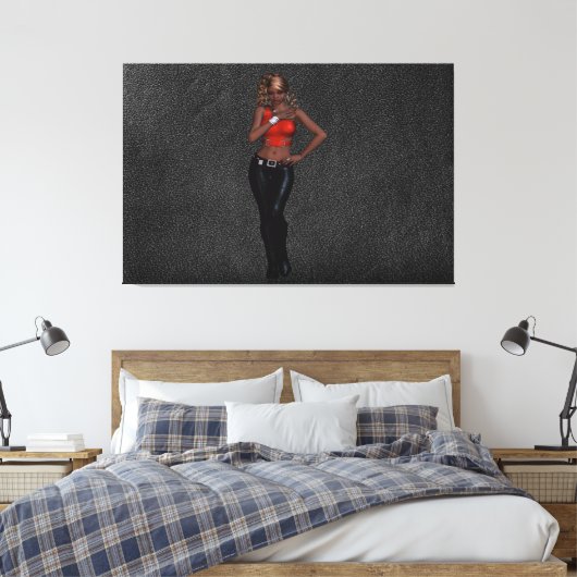 Elegante Frauen Canvas Print Picture 12 Leinwanddruck (Insitu (Schlafzimmer))
