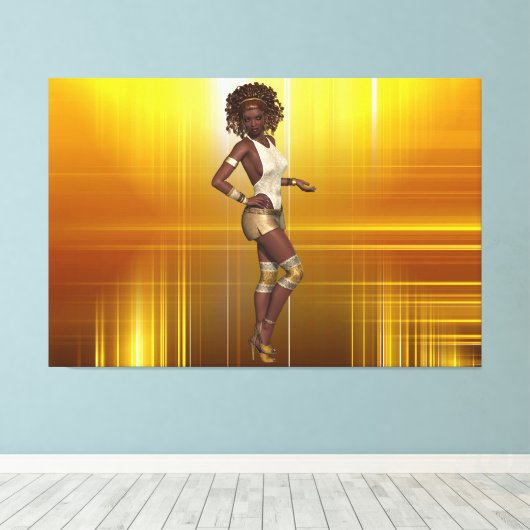 Elegante Frauen Canvas Print Picture 5 Leinwanddruck (Insitu (Holzboden))