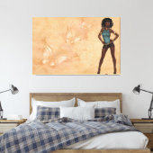 Elegante Frauen Canvas Print Picture 7 Leinwanddruck (Insitu (Schlafzimmer))