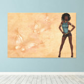 Elegante Frauen Canvas Print Picture 7 Leinwanddruck (Insitu (Holzboden))