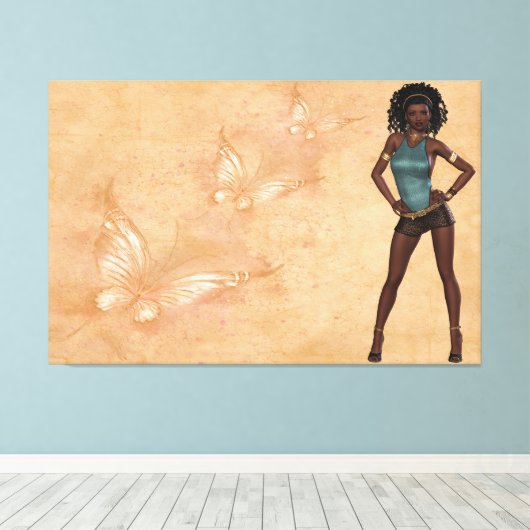 Elegante Frauen Canvas Print Picture 7 Leinwanddruck (Insitu (Holzboden))