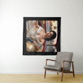 Elegante Frauen in klassischen Autos Wandteppich (Beispiel (Horizontal))