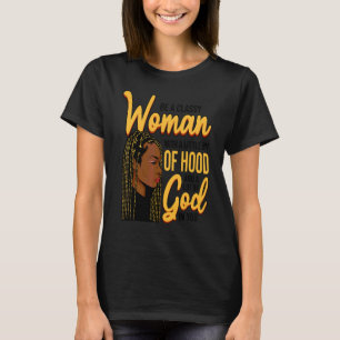 Elegante Frauen Little Hood Melanin Frauen Mutter T-Shirt