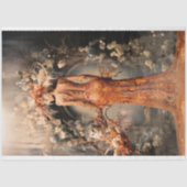 Elegante Frauen, Schüssel und Blumenstrauß, Portra Seidenpapier (Vorderseite)