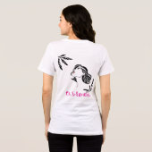 Elegante Frauen sehen nach oben Tri-Blend Shirt (Rückseite voll)