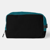 Elegante Frauen und Katze Waschbeutel (Rückseite)