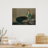 Elegante Frauen Vintage Kunst Poster (Küche)