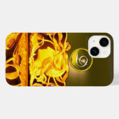 ELEGANTE FRAUENSCHÖNHEIT JEWEL/LADY, BLAUE BOW, BL Case-Mate iPhone HÜLLE (Rückseite (Horizontal))